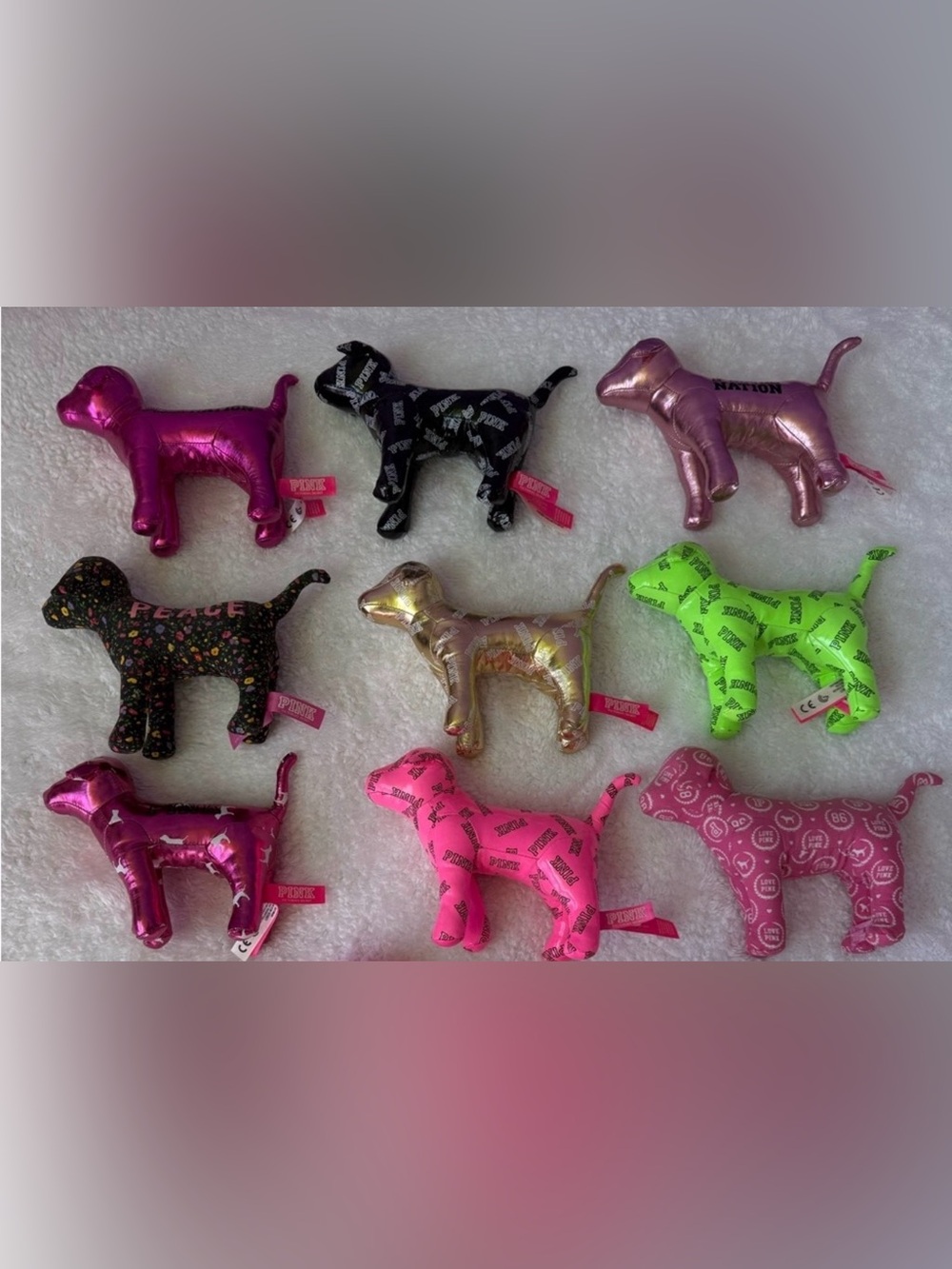 PINK Plush Dog Collection
